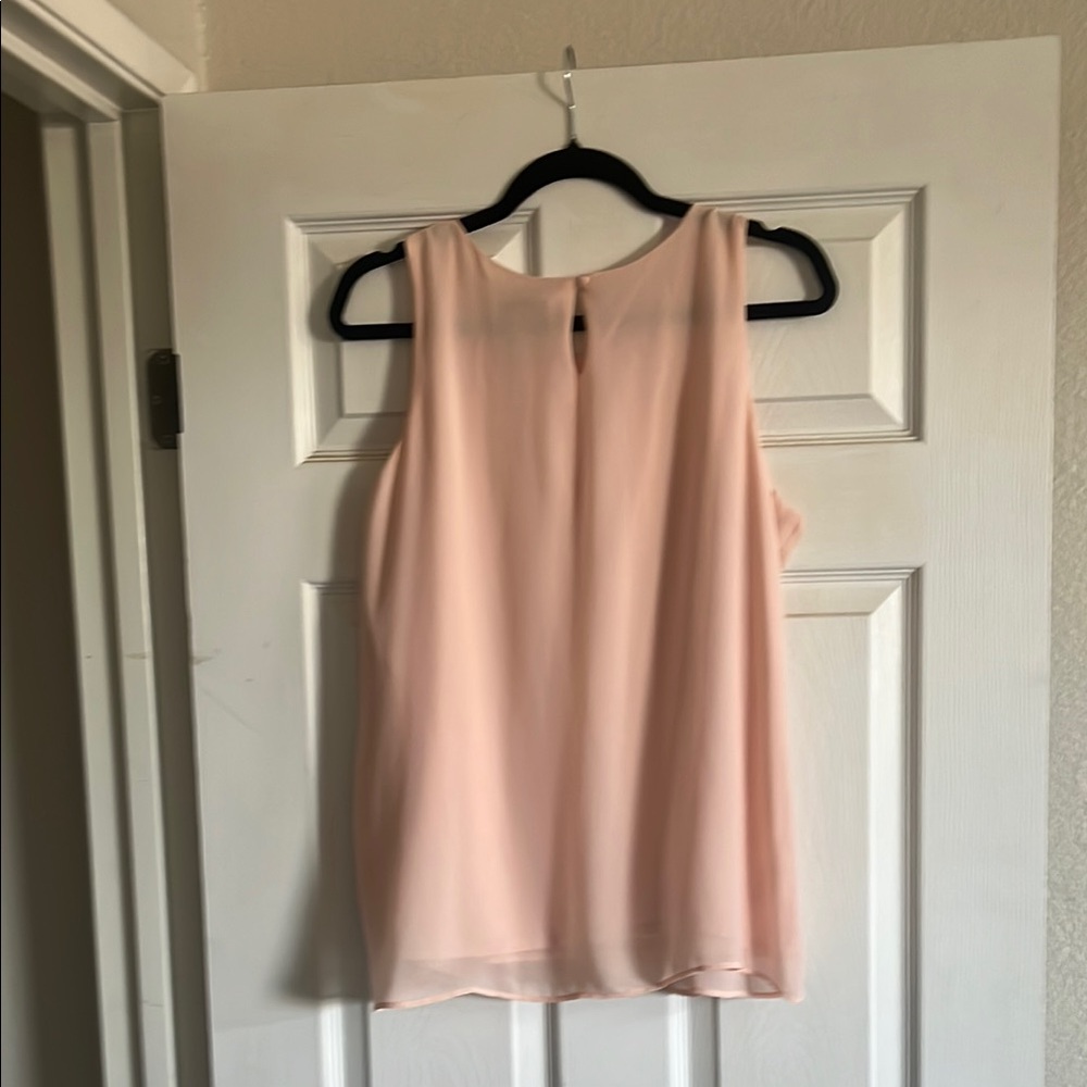 LOFT Pink Ruffled Blouse - Picture 4 of 4